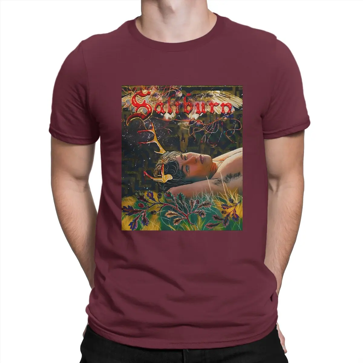 thumbnail image 1 of Camisetas de cine para hombre Saltburn, camisetas únicas de algodón, camisetas de cuello redondo y manga corta, ropa estampada, 1 of 7