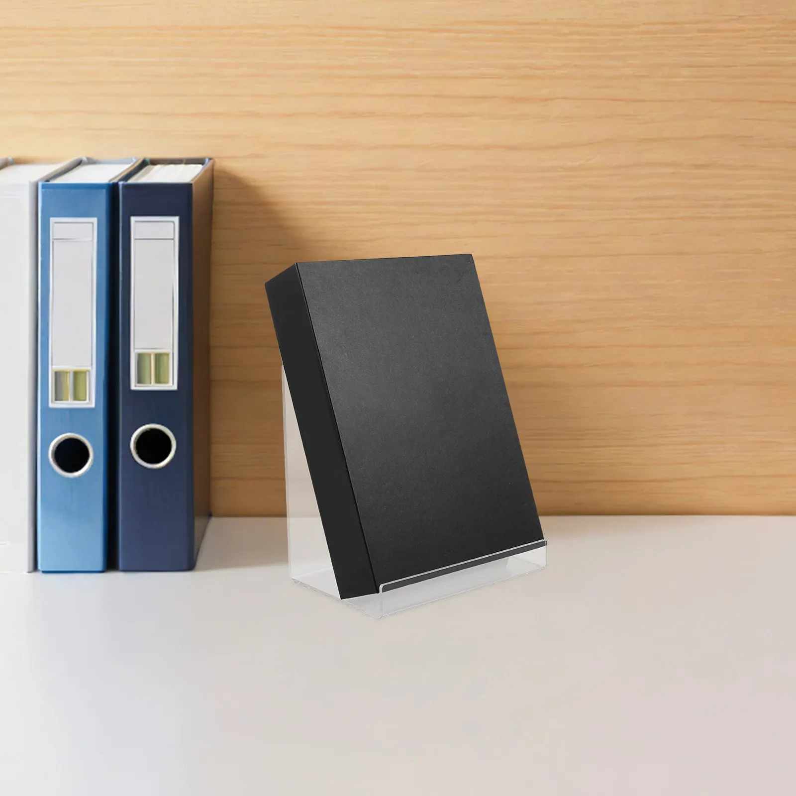 퍼즐 뚜껑 스탠드 아크릴 L자형 퍼즐 박스 뚜껑 지지대 스탠드 바플 투명 책 전시대 정리대 레시피 설명서