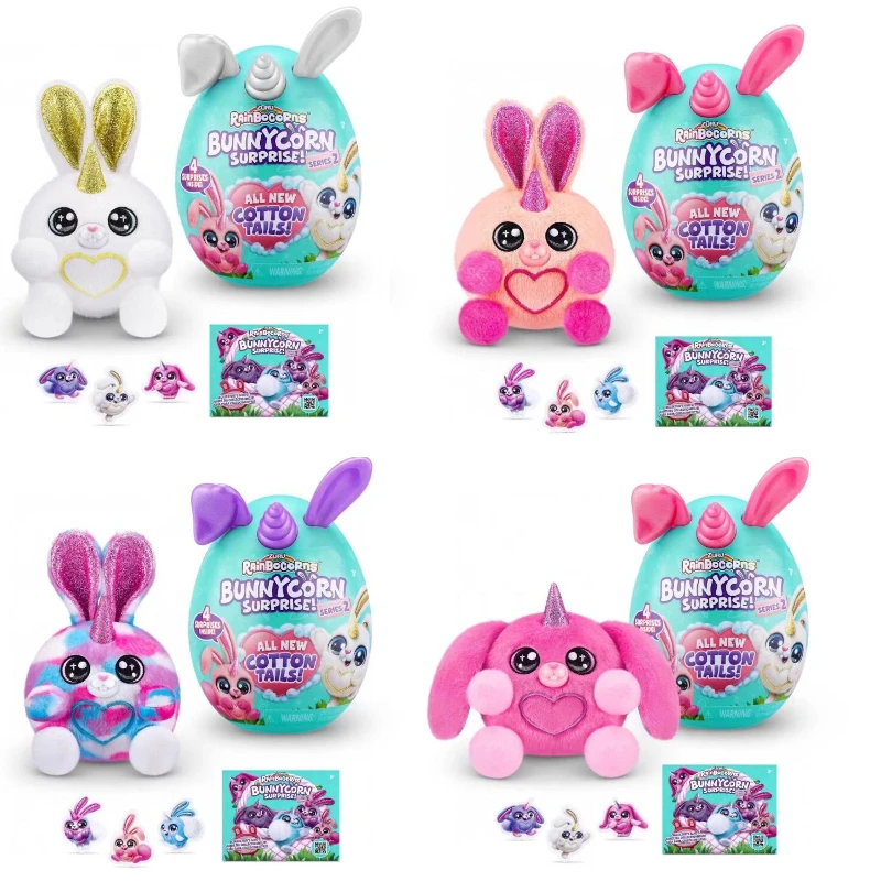 Nuovo Zuru Rainbombs Magic Egg Cute Rabbit Family Scatola Di Uova Di Seconda Generazione Accessori Per Bambole Ragazze Play House Toy Regali Di Festa