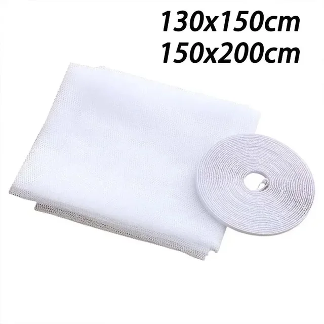 Anti-moustique Simple, pas besoin de perforer des trous, moustiquaire pour fenêtre, Type auto-adhésif, écrans anti-moustiques, Textile de maison, jardin 1