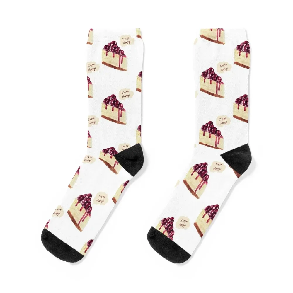 

Cheesecake Factory Socks cute Sports gym hiking Socks Female Men's