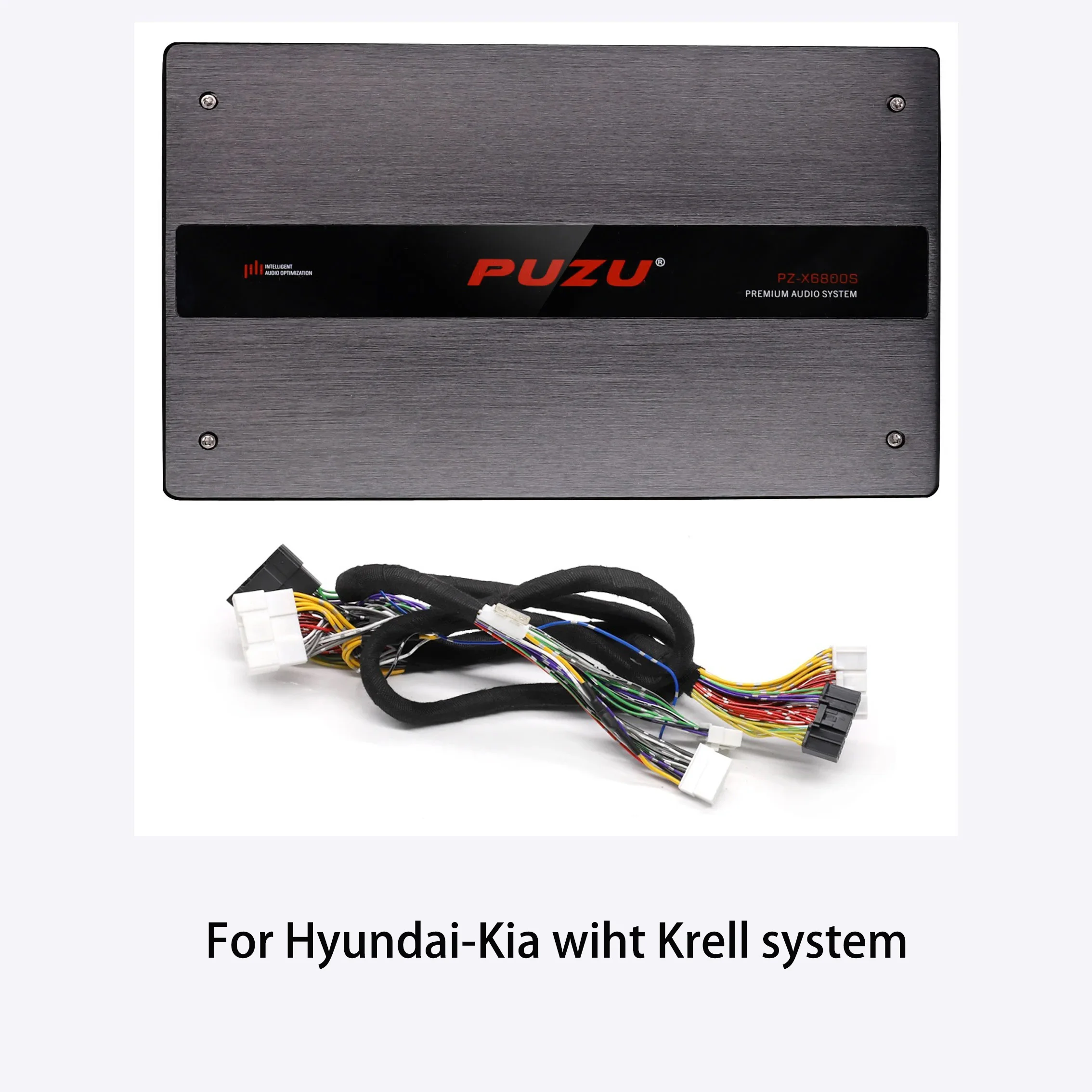 カーオーディオ PUZU PZ-C7 カーアンプ,カーハーネス,DSPラジオ,サウンドアップグレード