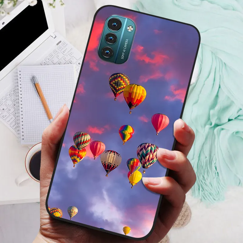 Floral Astronaut Soft TPU Silicone Bumper Phone Case