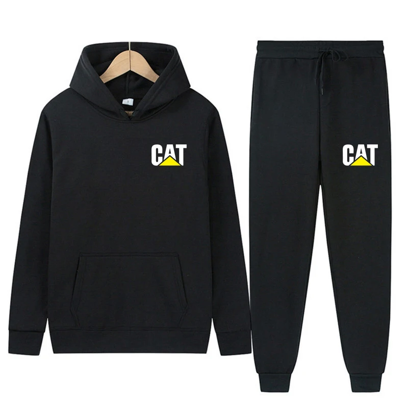 2024Men's and women's autumn and winter fleece sportswear, men's and women's casual hoodie, couple set, jogging fashion set