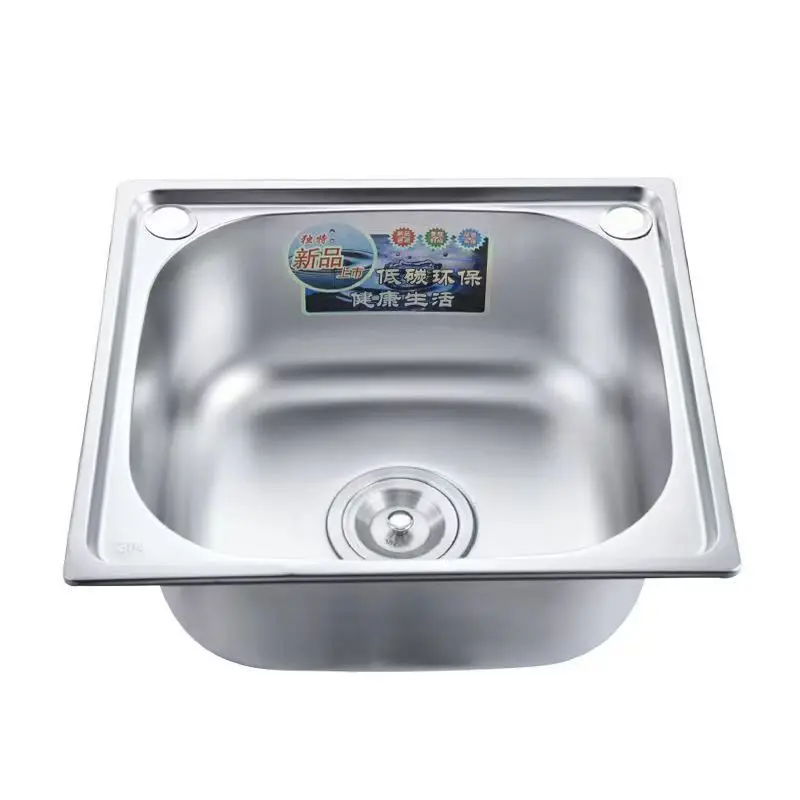 0.8mm/1.1mm Thick Home Improvement Kitchen Sink Fregadero De Cocina Wash Portable Sink Stainless Wastafel Kitchen Faucets