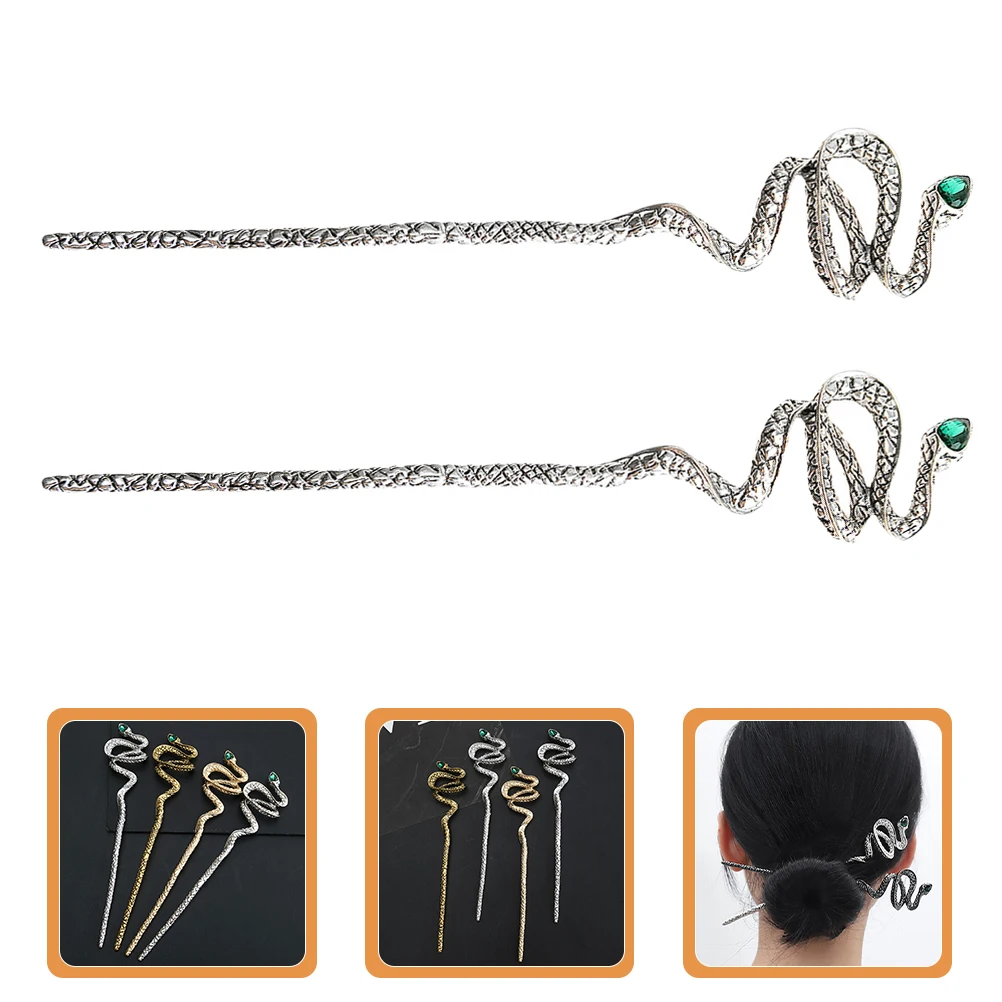 2Pcs SnakeShape ZincAlloy     ׼ ׼   Ÿ DIY  ũ  ѻ