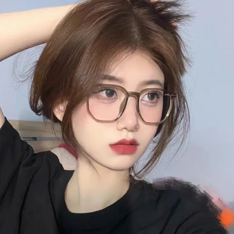 Shatar New Fashion Reading Glasses High Grade Ultra Light Comfortable Anti Blue Light Presbyopia Glasses Women Big Frame Young 4
