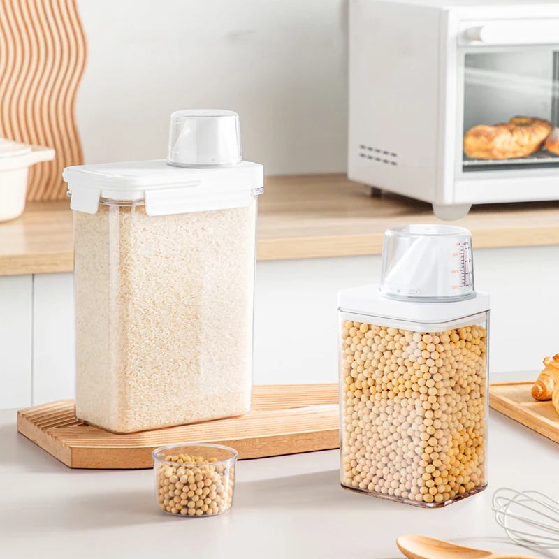 Storage Box Storage Jar Laundry Detergent Dispenser Storage Tank Herb Storage Container Storage Sets Household Storage Sets Plastic Storage Bottle Laundry Detergent Storage Box 2pcs Multifunctional Storage Tanks Laundry Powder Detergent Dispenser Airtight Food Storage Container Kitchen Organizati