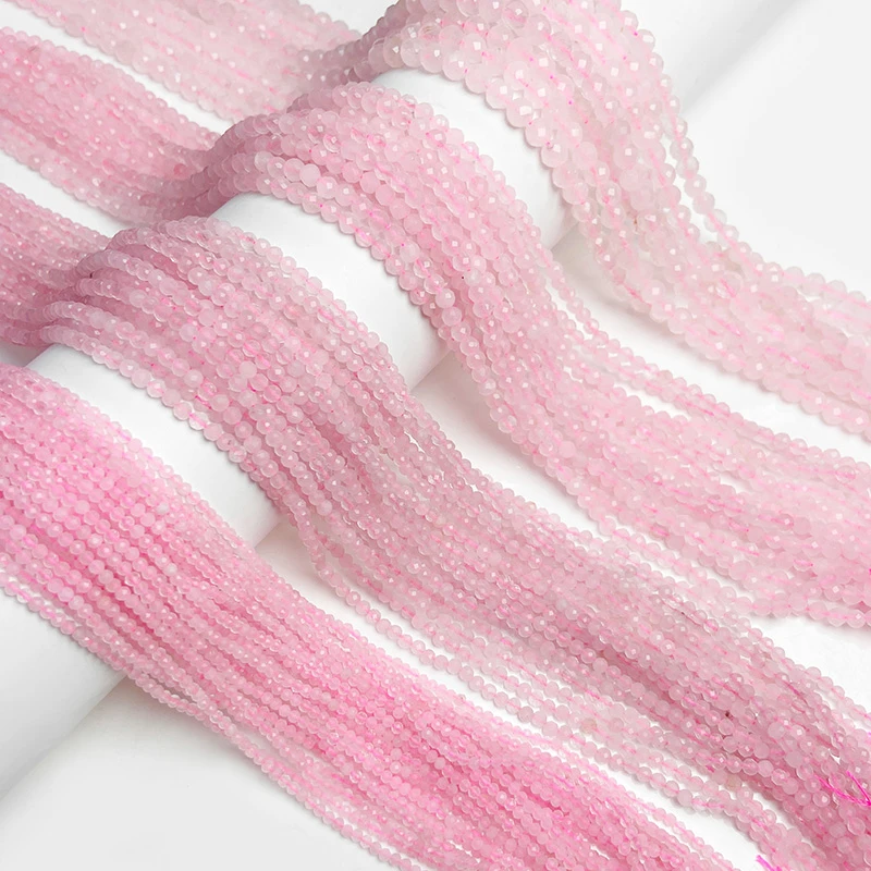 Rose Quartz Jewelry Making Rose Quartz Beads 10mm Faceted 2/3/4/6mm