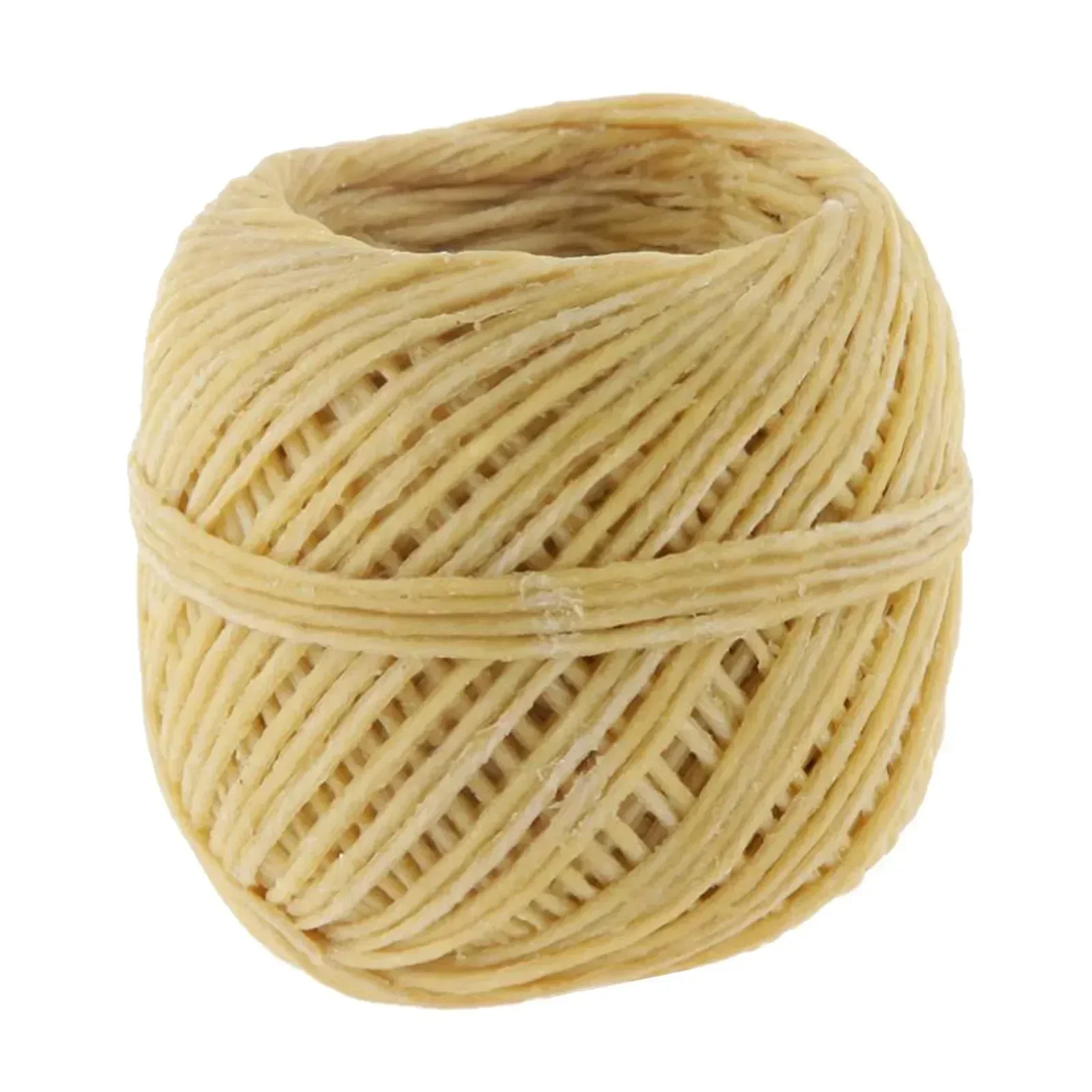 Beeswax Wicks Organic Hemps Wicks 33 FT Well Coated Natural Beeswax For Candle Making Lighting DIY Ignition Ropes 1 Roll