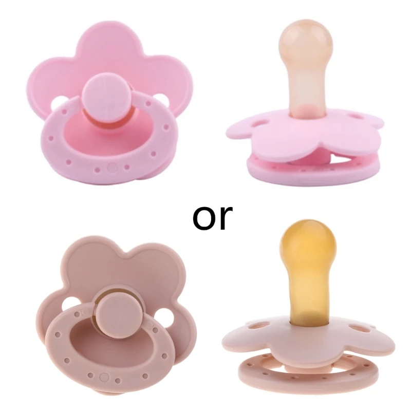 

Baby Soft Silicone Pacifier Teether Soother Nipple Infant Nursing Toy