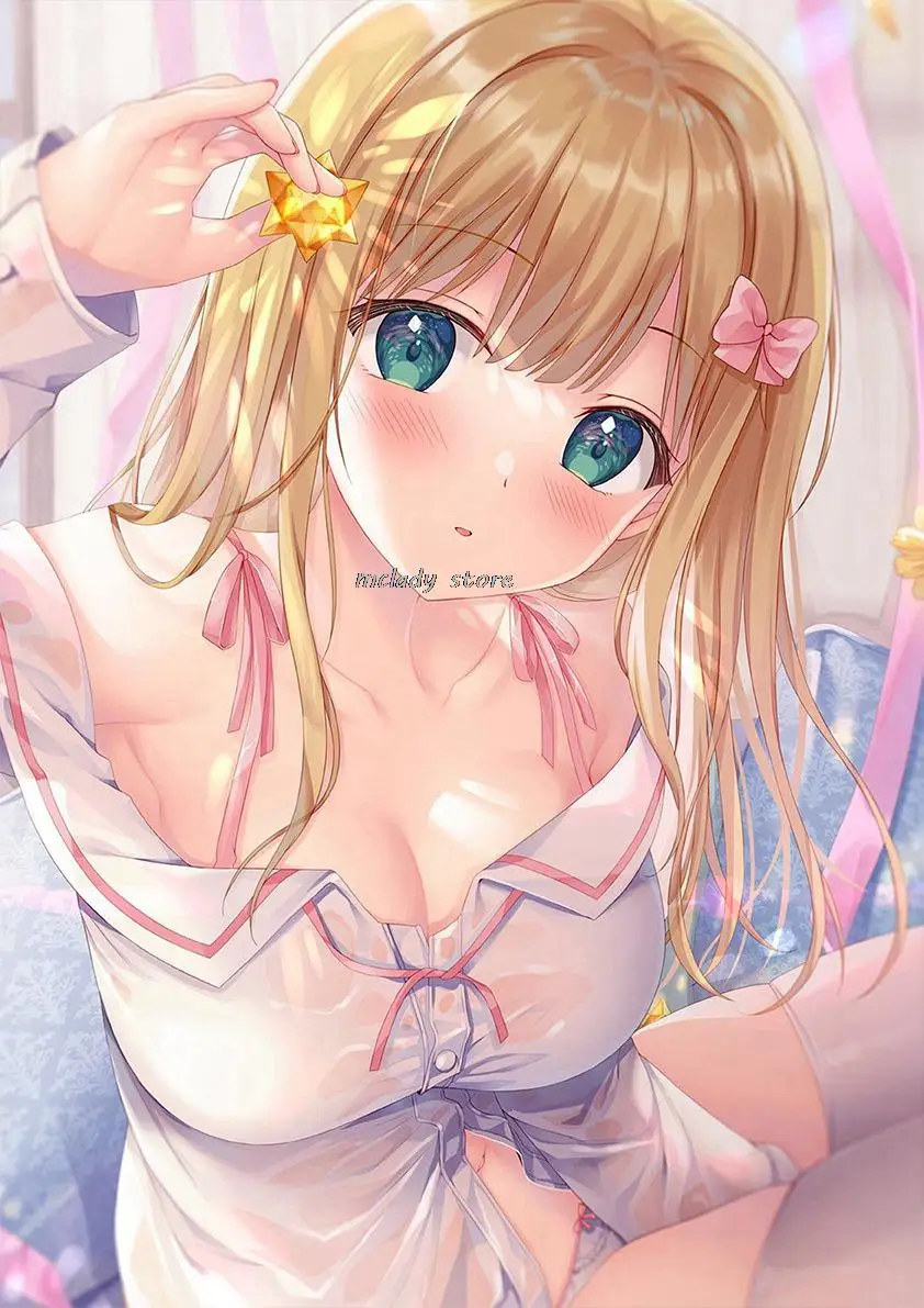 Beyaz kart Anime seks kız posteri Hentai sevimli Kraft kağıt Poster Bar  Cafe duvar sanat resimleri boyama ev dekor - AliExpress