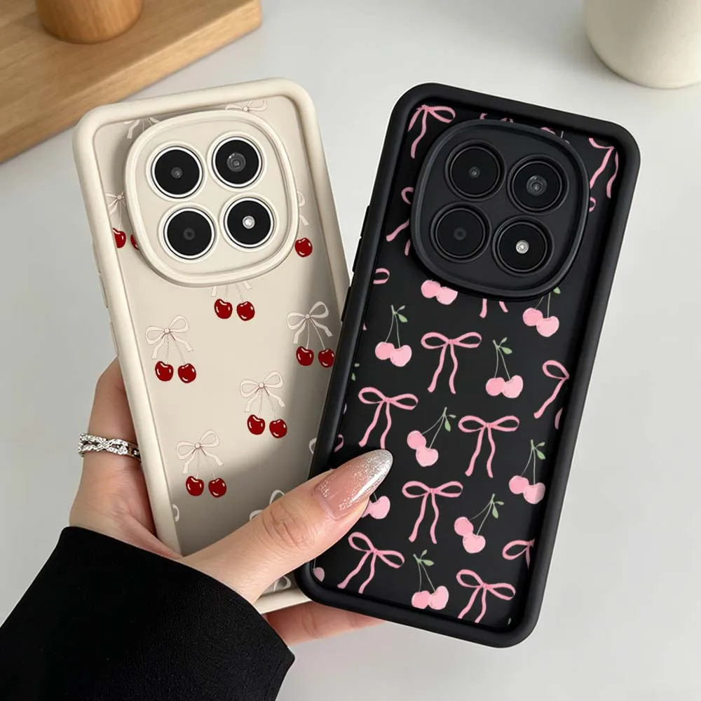 Elegant Cherry Pattern Ladder Phone Case Cover