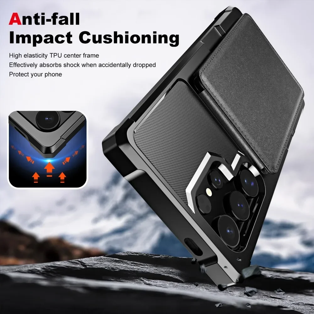 Premium Card Holder Phone Case for All Samsung Galaxy Models