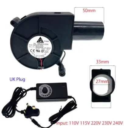 Blower with uk plug
