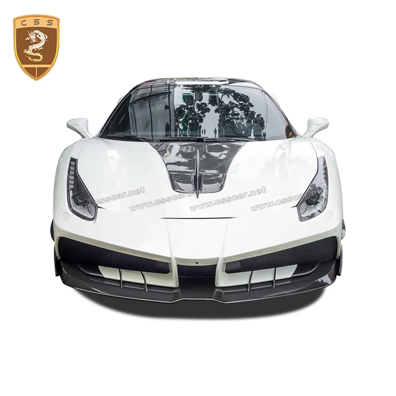 

Капот для Ferrari 488 GTB крышка кузова Комплект для тюнинга автомобиля обновленные декоративные детали аксессуары