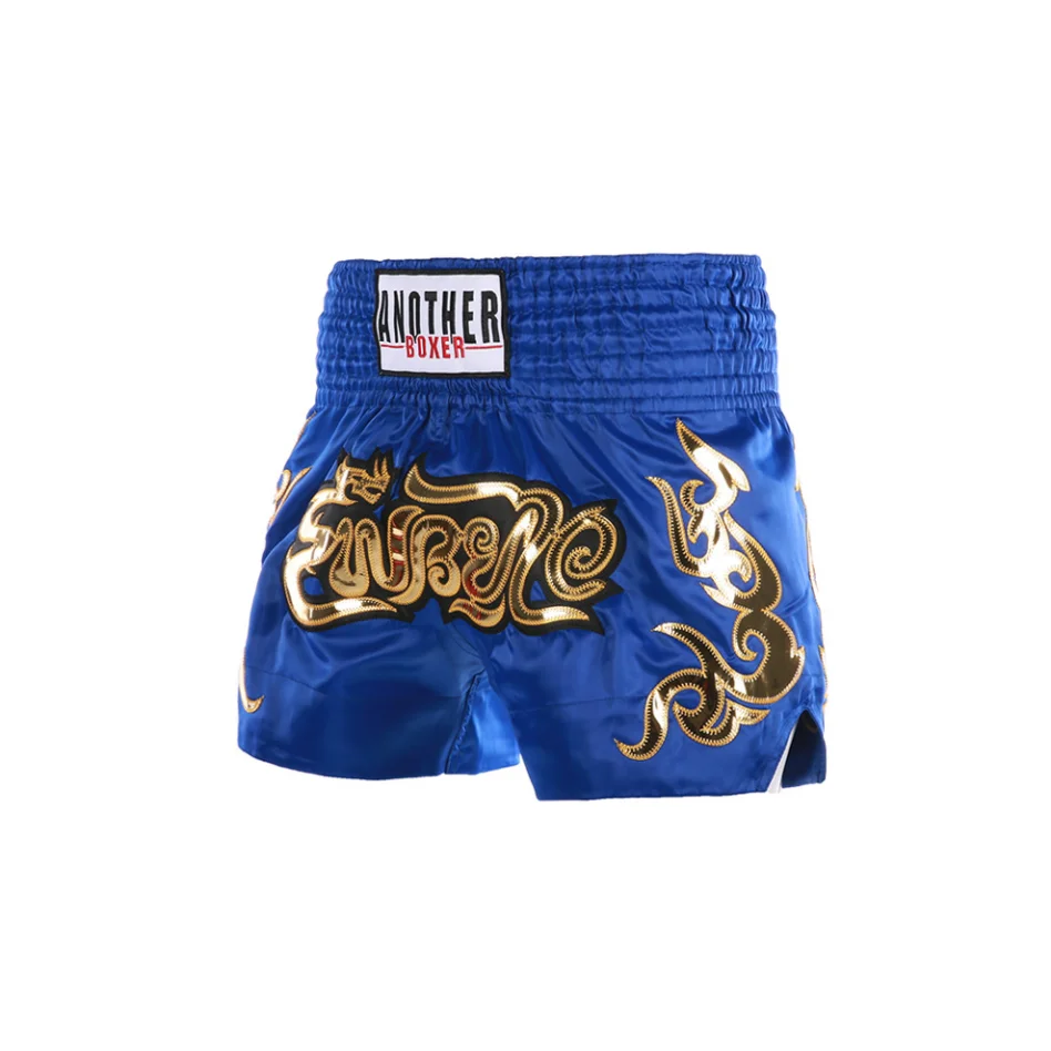 Summer Children's New Muay Thai Pants Style Solid Boxer Shorts Adult  Fighting Sanda Kick Embroider Boxing Trunks