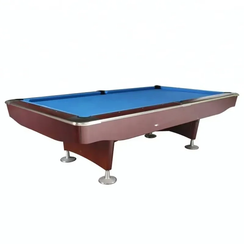 China pool table 9 ball black slate snooker pool table with solid wood