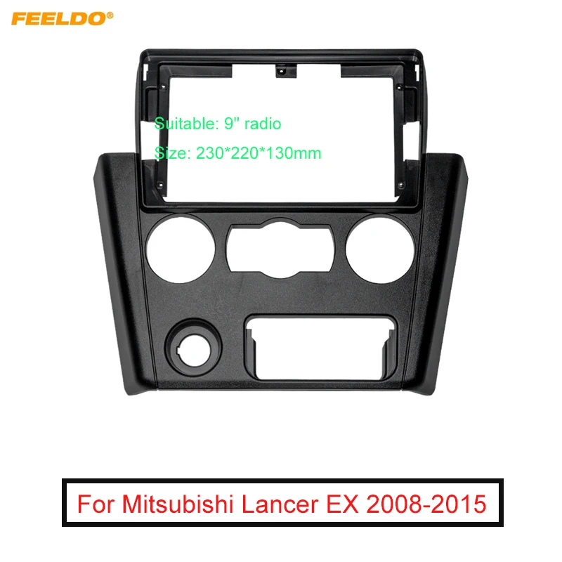 

Автомобильная аудиосистема FEELDO, рама 9 "для DVD-панели Mitsubishi Lancer EX(08-15), типоразмер 2DIN