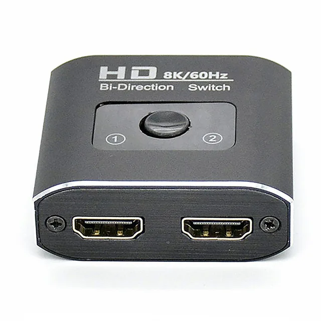 Switch HDMI 8 Ingressi 1 Uscita - 4K@30Hz, 3D, HDR, Con Telecomando, Per Xbox, PS4, TV - Foto 6