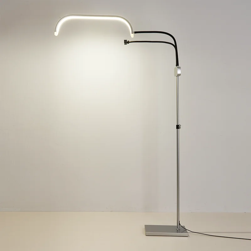 새로운 스타일 50W LED 하프 문 뷰티 램프 속눈썹 연장 램프에 대 한 빛을 채우는 살롱 문신 3 색 조정 가능한 플로어 램프