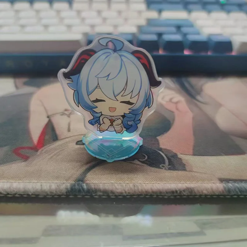 Genshin Impact Heytea Acrylic Stand – Ganyu & Shenhe Collectible Plate