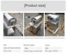 220V Commercial Sugar Cane Peeler, Automatic Sugar Cane Peeling and Stripping , Production Speed 20s/m, Peeling Range 25-50mm 5