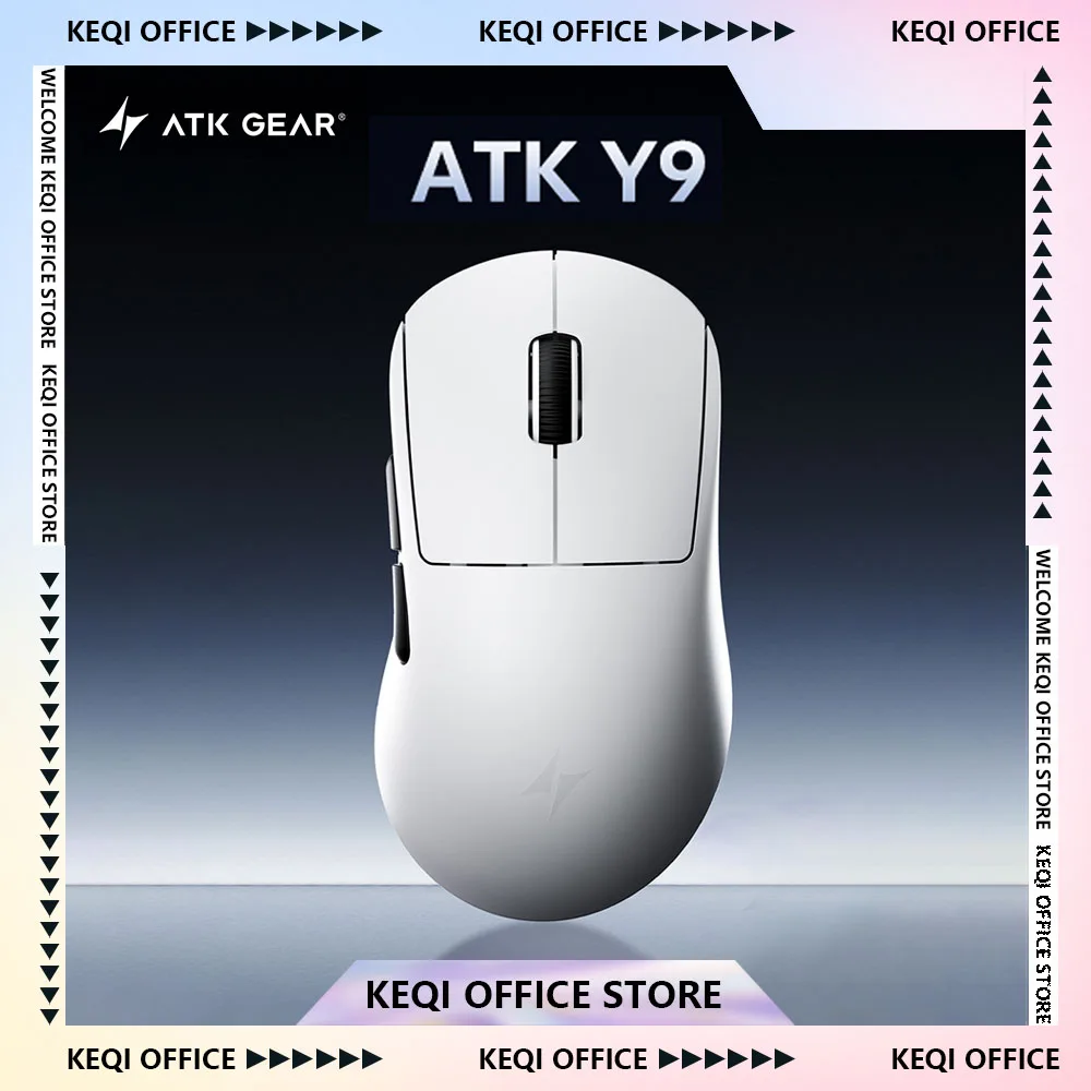 ATK Dragonfly Y9 Wireless Mouse 3-mose Ergonomics Dual 8K Long