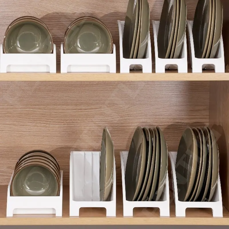 Plate Drying Rack Plate Bowl Storage Holder Dish Shelf Pot Lid Cup Drying Rack Kitchen Drainer