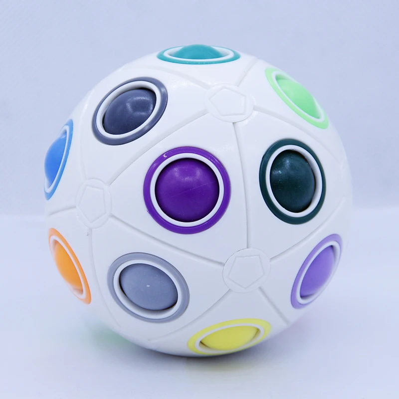 Cubo Magico Bola Puzzle Rainbow Ball Moyu 20 Cores Lindo Produto No Brasil!  em Promoção na Americanas