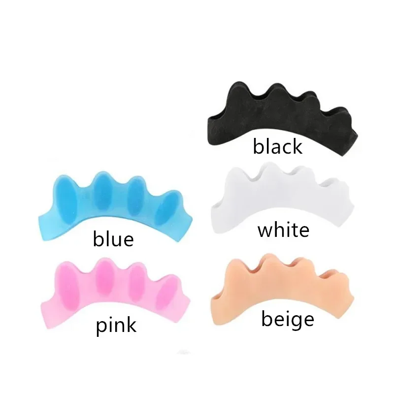 Toe Separator Corrector Soft Reusable Hallux Valgus Straightener Elastic Bunion Corrector Foot Care Tool 2pcs For Adult