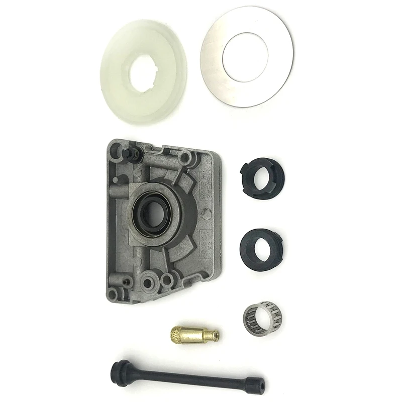 Oil Pump Worm Gear Dust Washer Hose Filter Kit Fit For HUSQVARNA 61 66 266 268 272 XP 266XP 268XP 272XP Chainsaw Parts