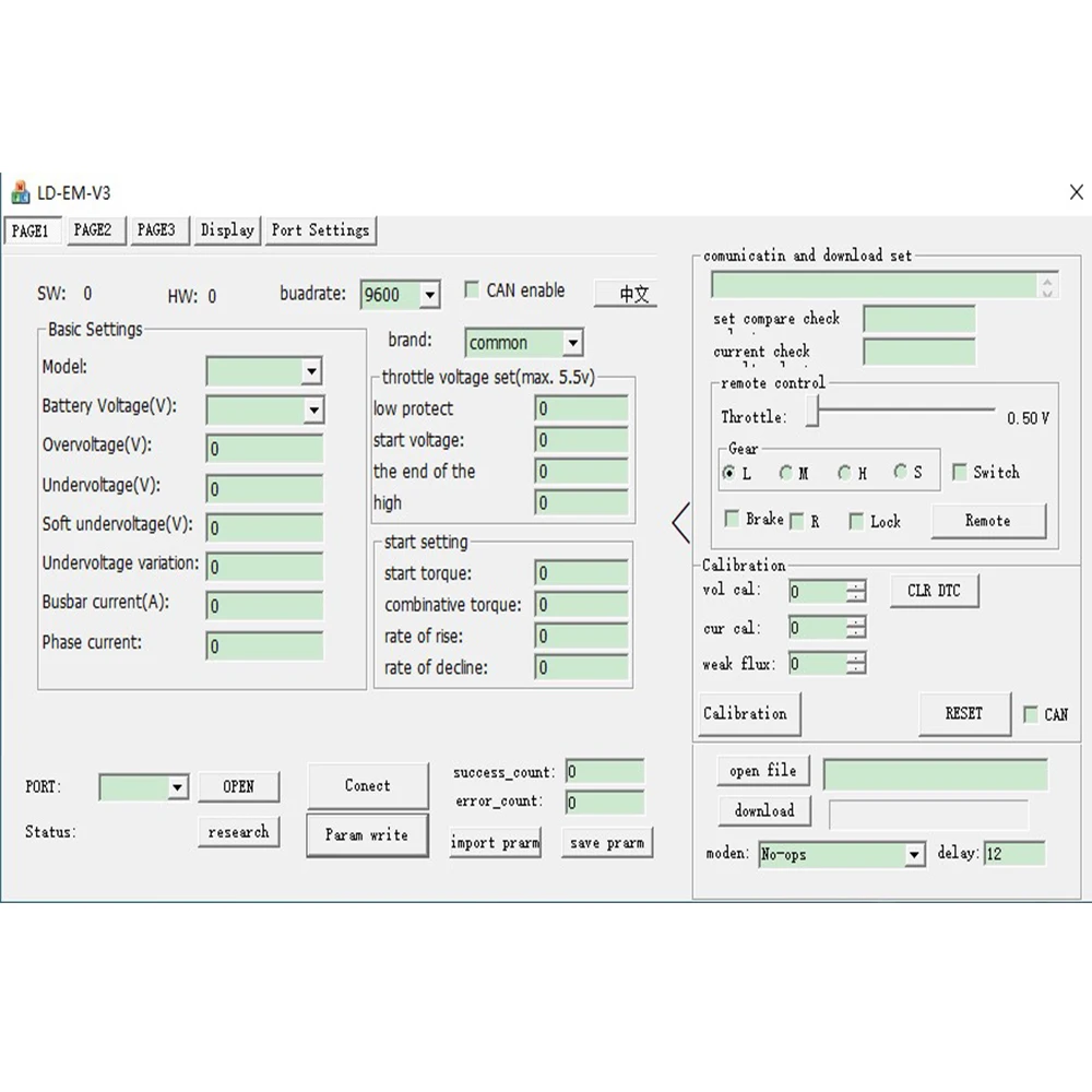 VOTOL Controller PL2303 EM30 EM50 EM80 EM100 EM150 USB Cable Data cable for adjusting controller parameters