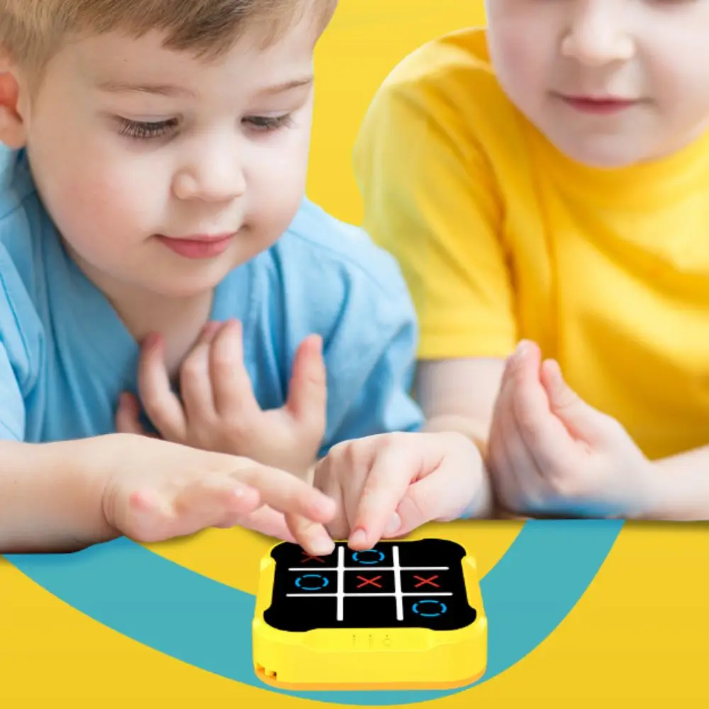 TIC-TAC-TOE 3-in-1 Educational Handheld Bolt Game Thinking Exercise Montessori Puzzle Board Game Table Game Family for board game,table games