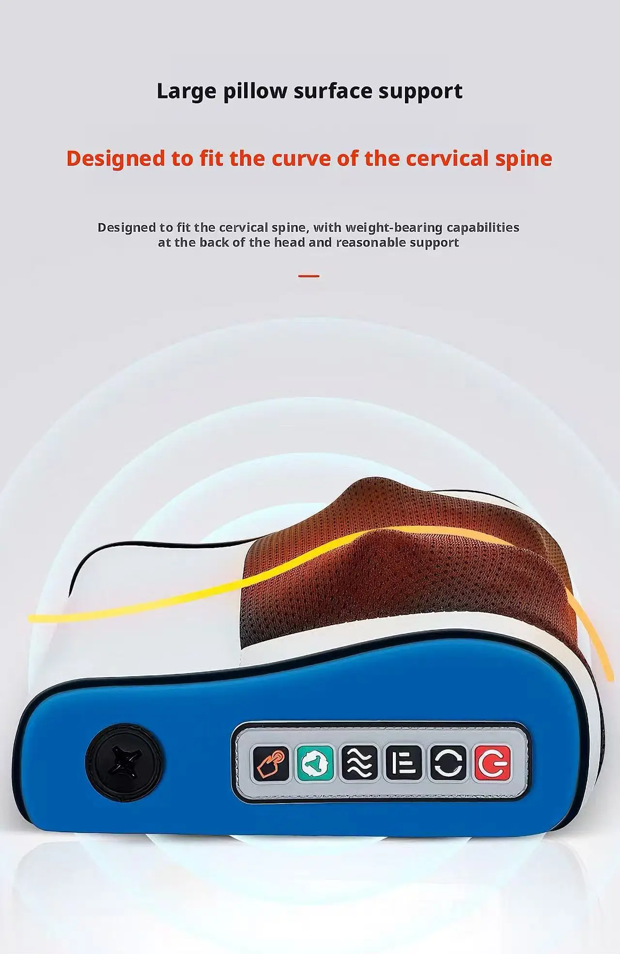 Deep Tissue 4d Neck Massage Pillow With Heat For Cervical Pain_voghion.com