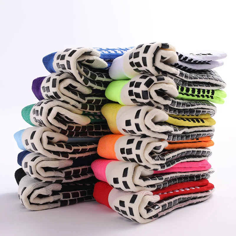 New Football Socks Men and Women Sports Socks Non-slip Silicone Bottom Soccer Basketball children