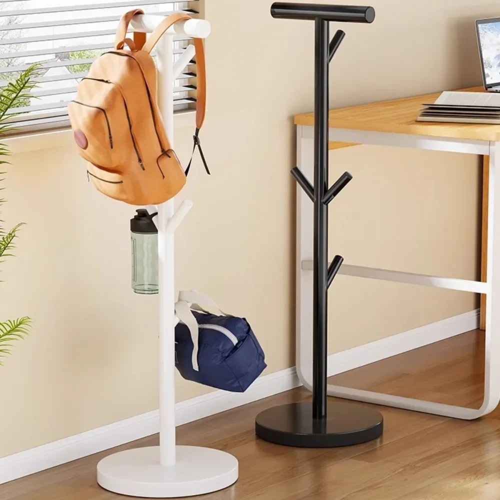 BookBag Storage Racks Children Backpack Rack Single Rod Desk Side Hanging Shelf Floor Standing Children Coat Rack Organizer clothes rack