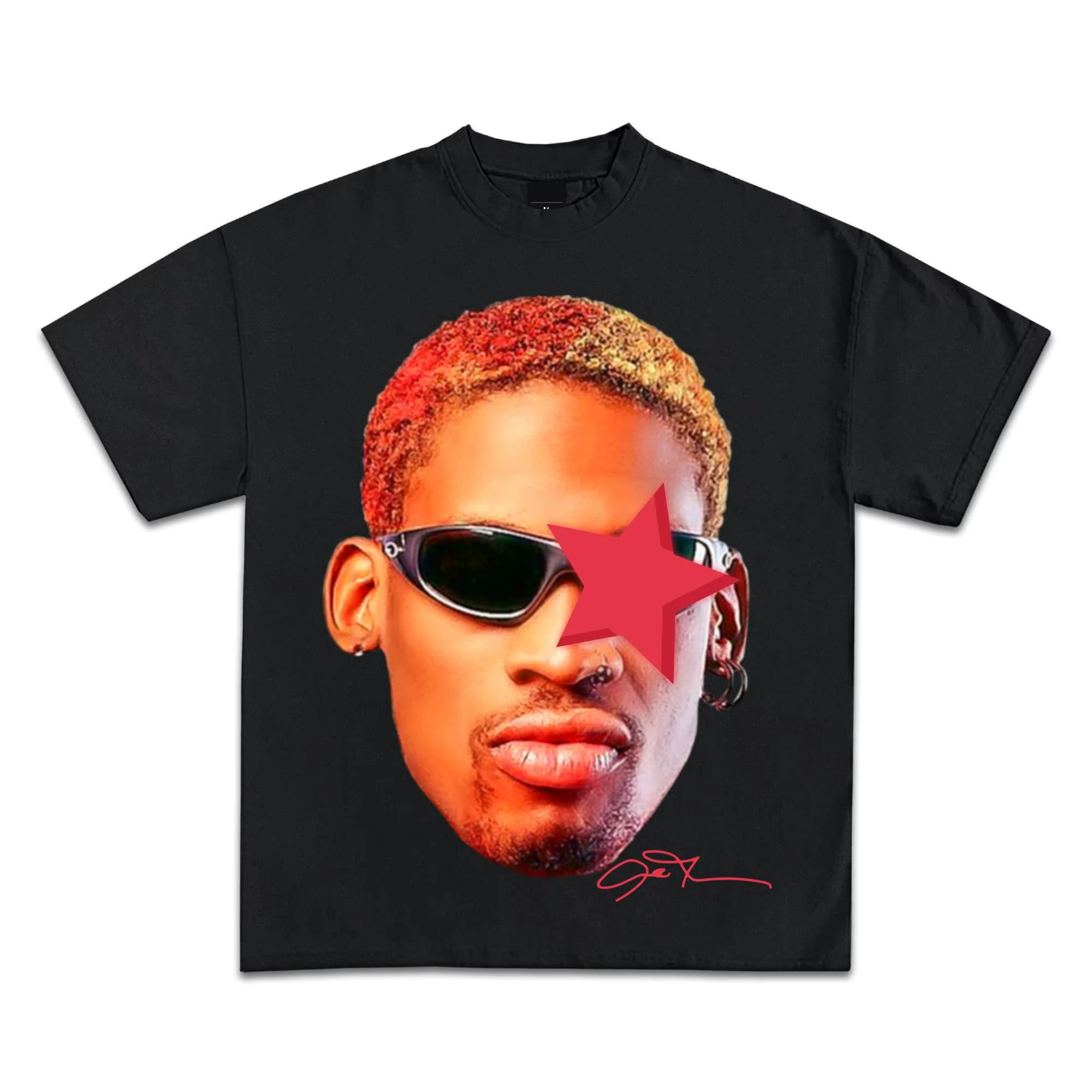Popkultur Vintage Grafik T-Shirt Kollektion Amerikanischer Rap Basketball Streetwear Hip-Hop Y2K Premium Qualität Herrenbekleidung Kurzarm – Detail 14