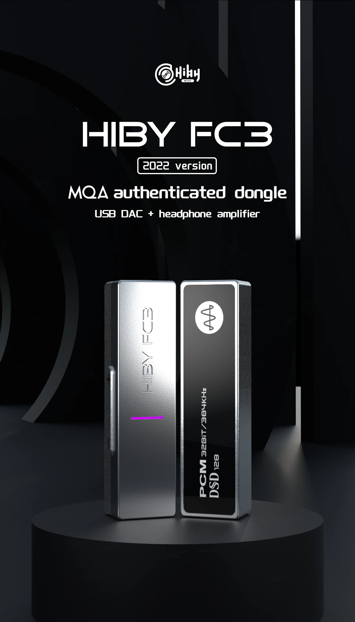 HiBy FC3 MQA 8X ES9281 Dongle USB C DAC 