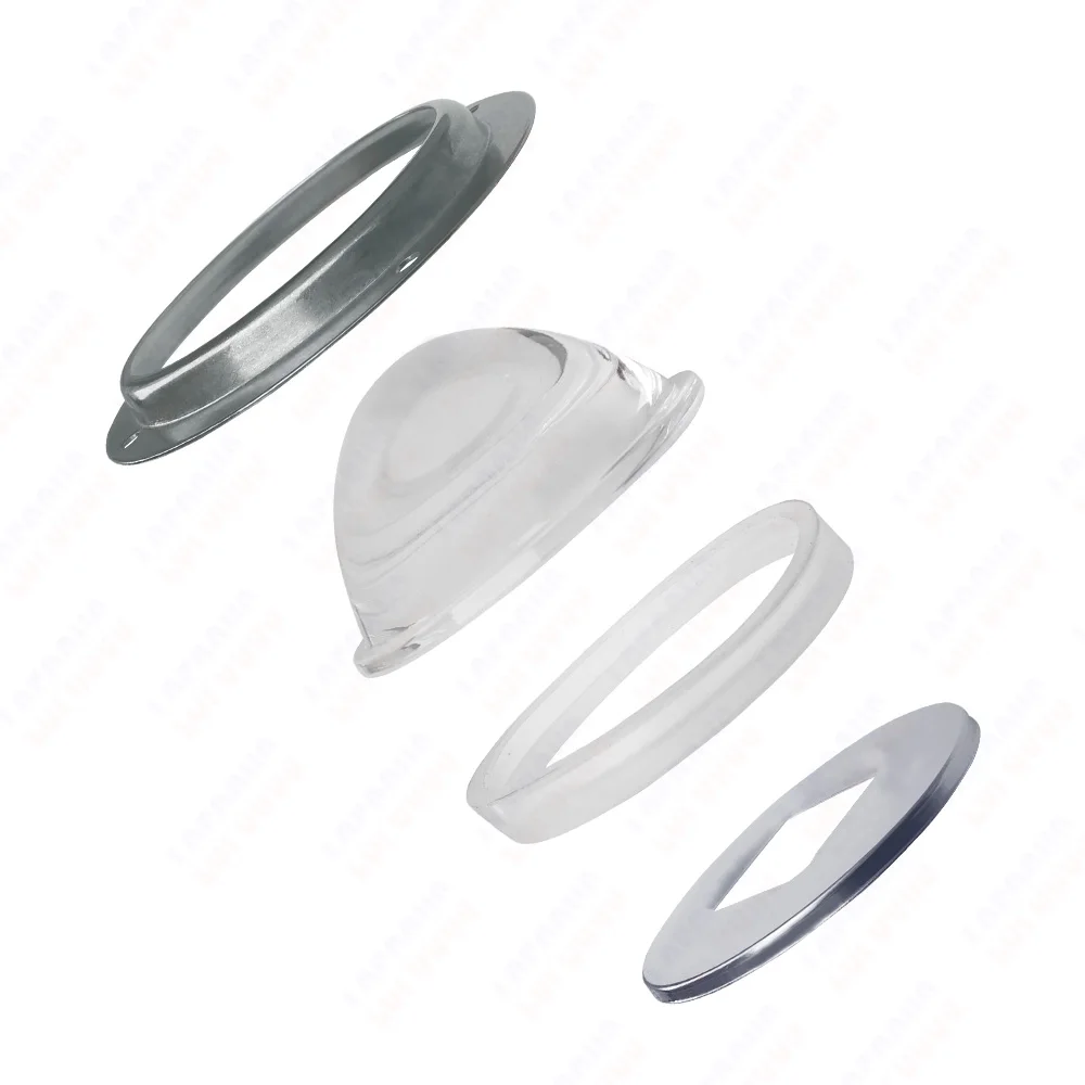 30 45 60 90 120 Grad LED-Linse optische Glaslinse 67mm 78mm 100mm + Reflektor + fester Halter für 20W 30W 50W 100W COB-LED-Chip – Detail 8