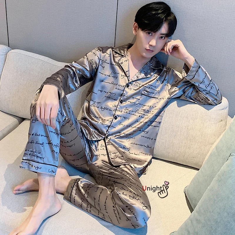 Pajamas Set Silk Pajamas Man Pajamas Set 5XL
