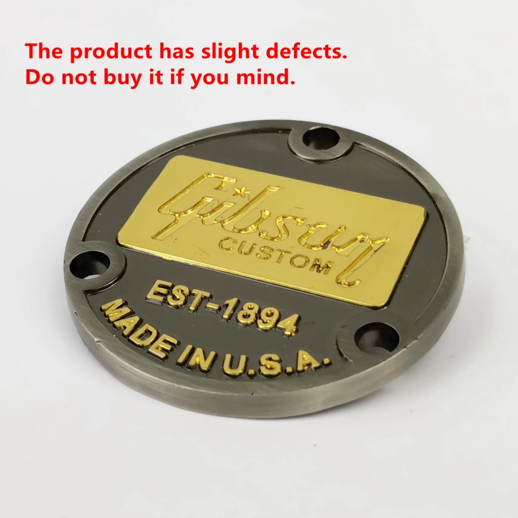 Guitar Back Cover Smoked Black Metal Toggle Switch Electric Guitar