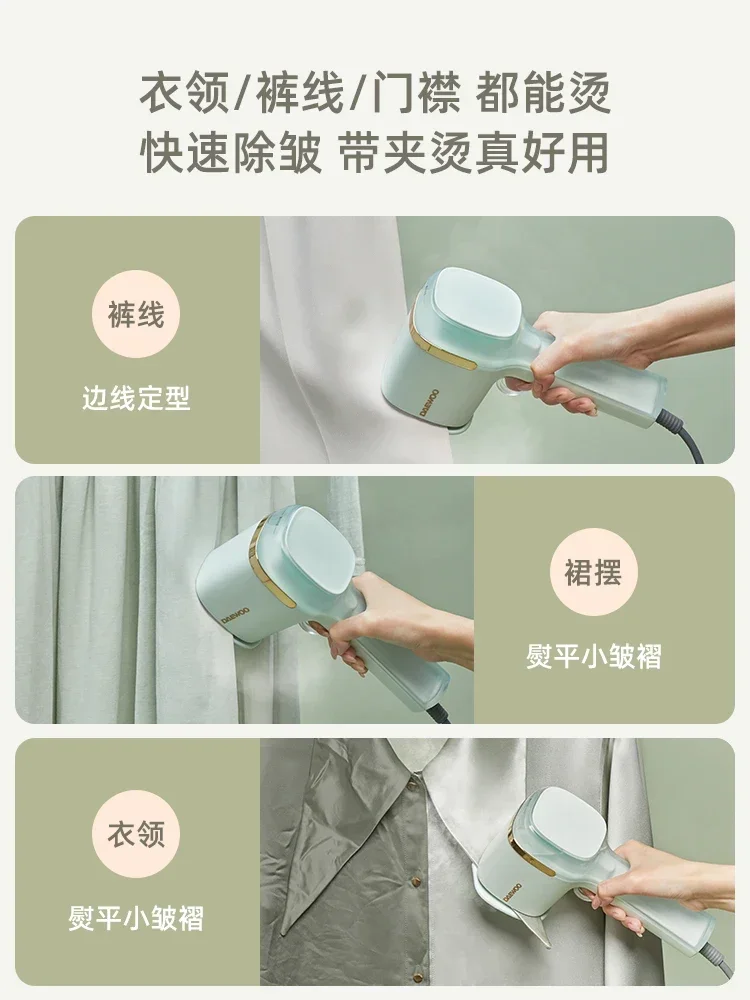 220V Portable Handheld Garment Steamer Electric Iron for Clothes with Big Steam Household Ironing Machine 4