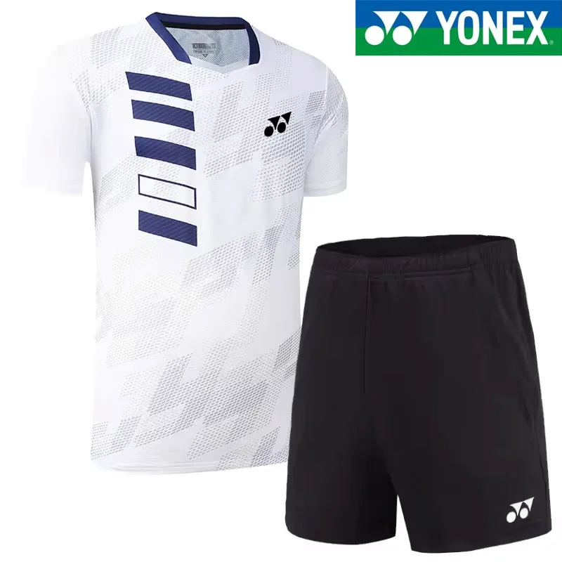 Badminton T-shirt Shorts Suit Men Sportswear for YONEX badminton shorts,badminton t shirt