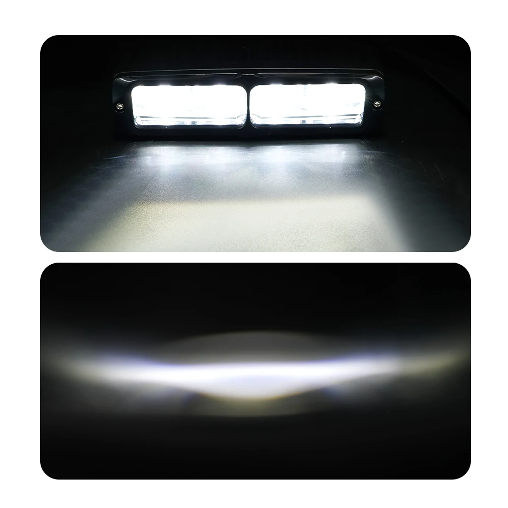 6 인치 LED 작업 표시등 바 단일 행 스팟 오프로드 운전 ATV 4WD SUV 트럭 보트