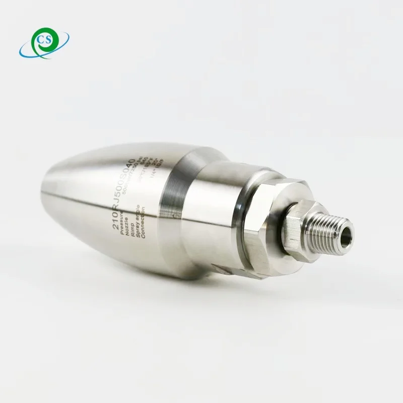 7250psi high pressure washer accessories rotating washing nozzle 500Bar Stainless Steel Ultrahigh Pressure Rotating Turbo Nozzle 4