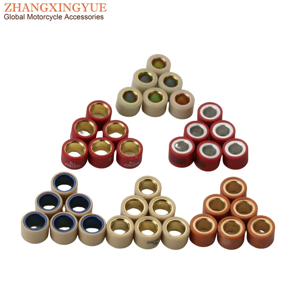 6-teiliges Variator Roller Gewichte Set 20x15mm - Für Kymco Roller 8g-19.5g