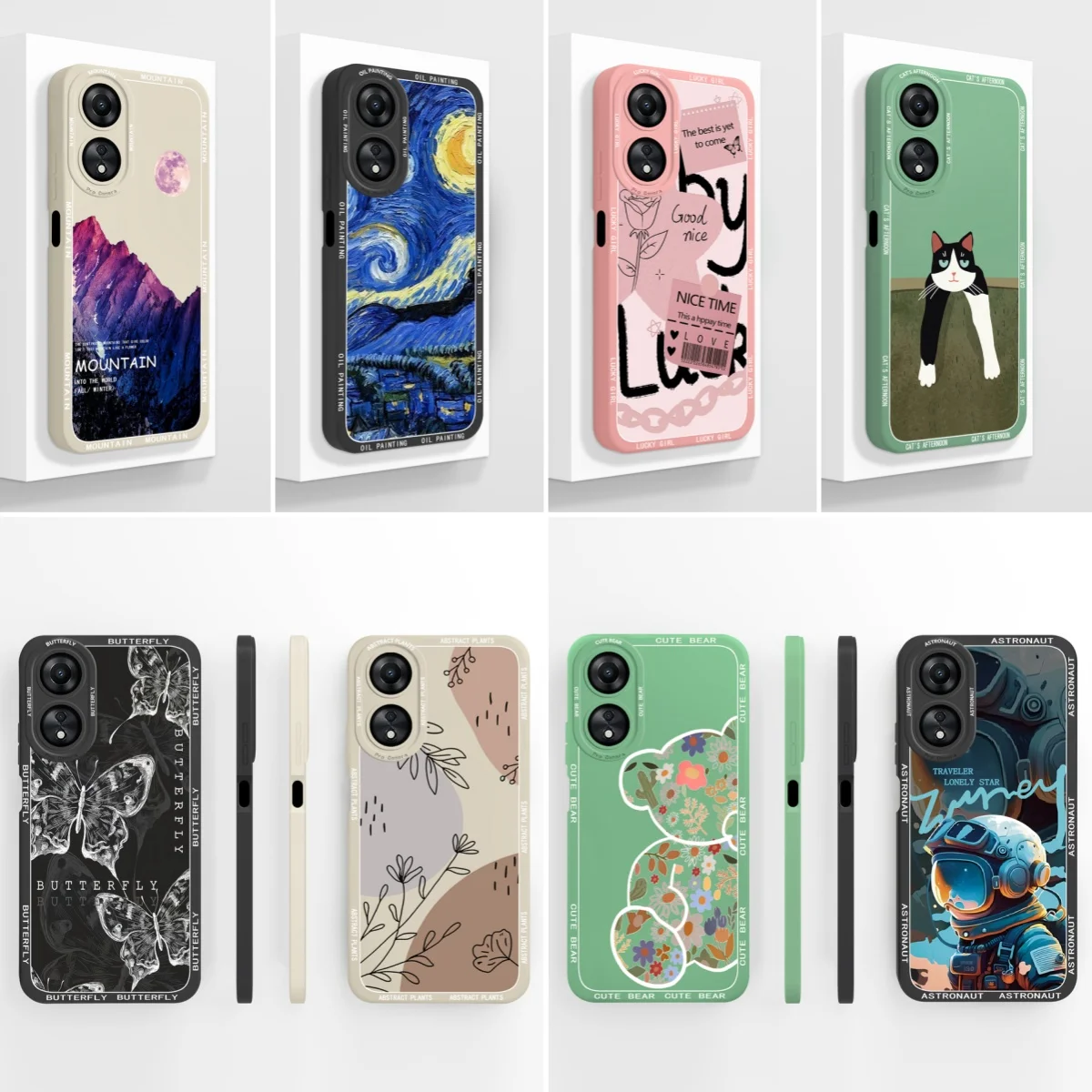 Creative Camera Protection Soft Liquid Silicone Phone Case - Durable Back Cover