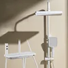 Shower System Set Modern Showers For Bathroom Piano Button Ambient Light  Brass Glass Shelf Shower Digital Display Shower Set 4