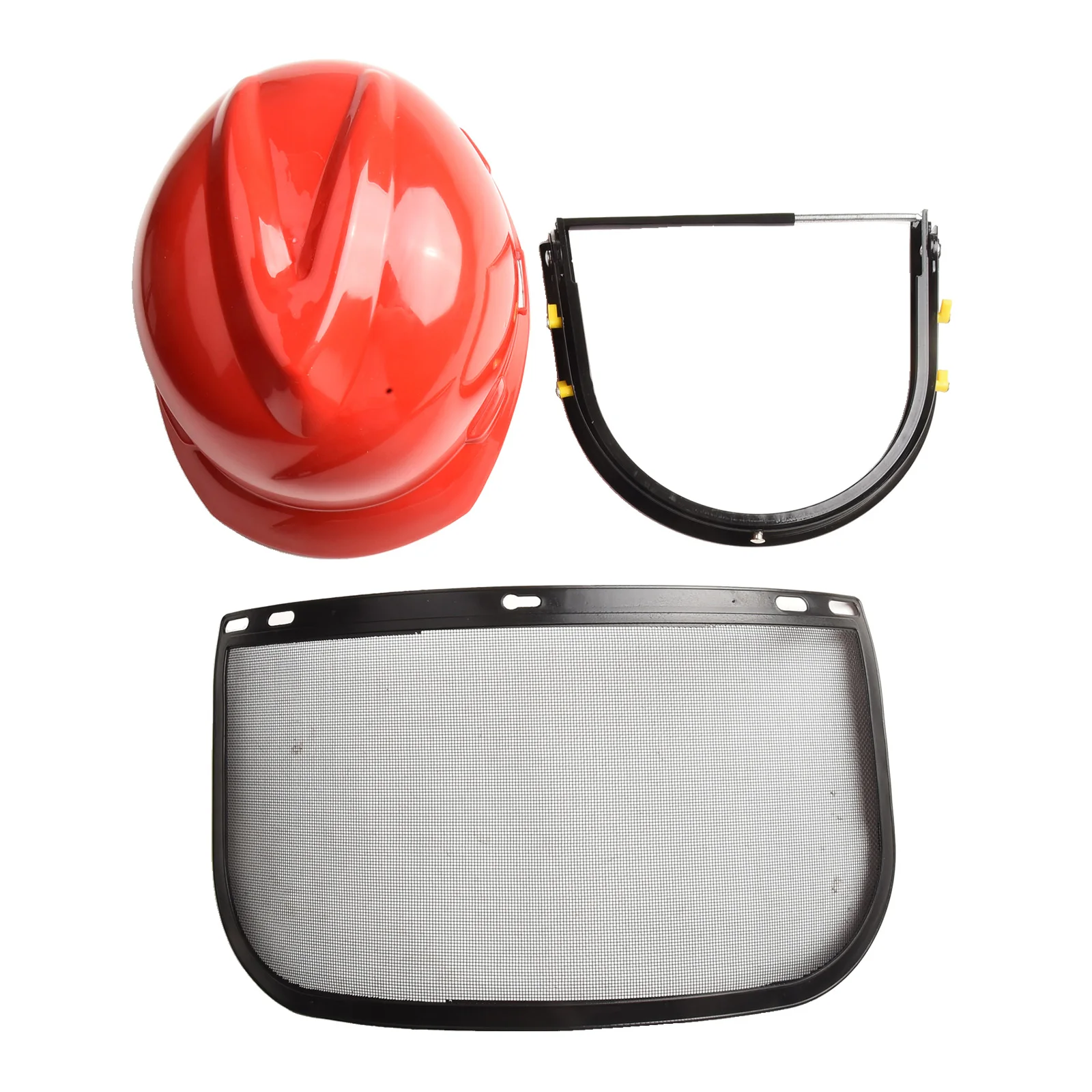Helmet Safety Netz Plastic+Mesh Trimmer Working Brushcutter Chainsaw Face Mesh For Lawn Mower Outdoors Protect